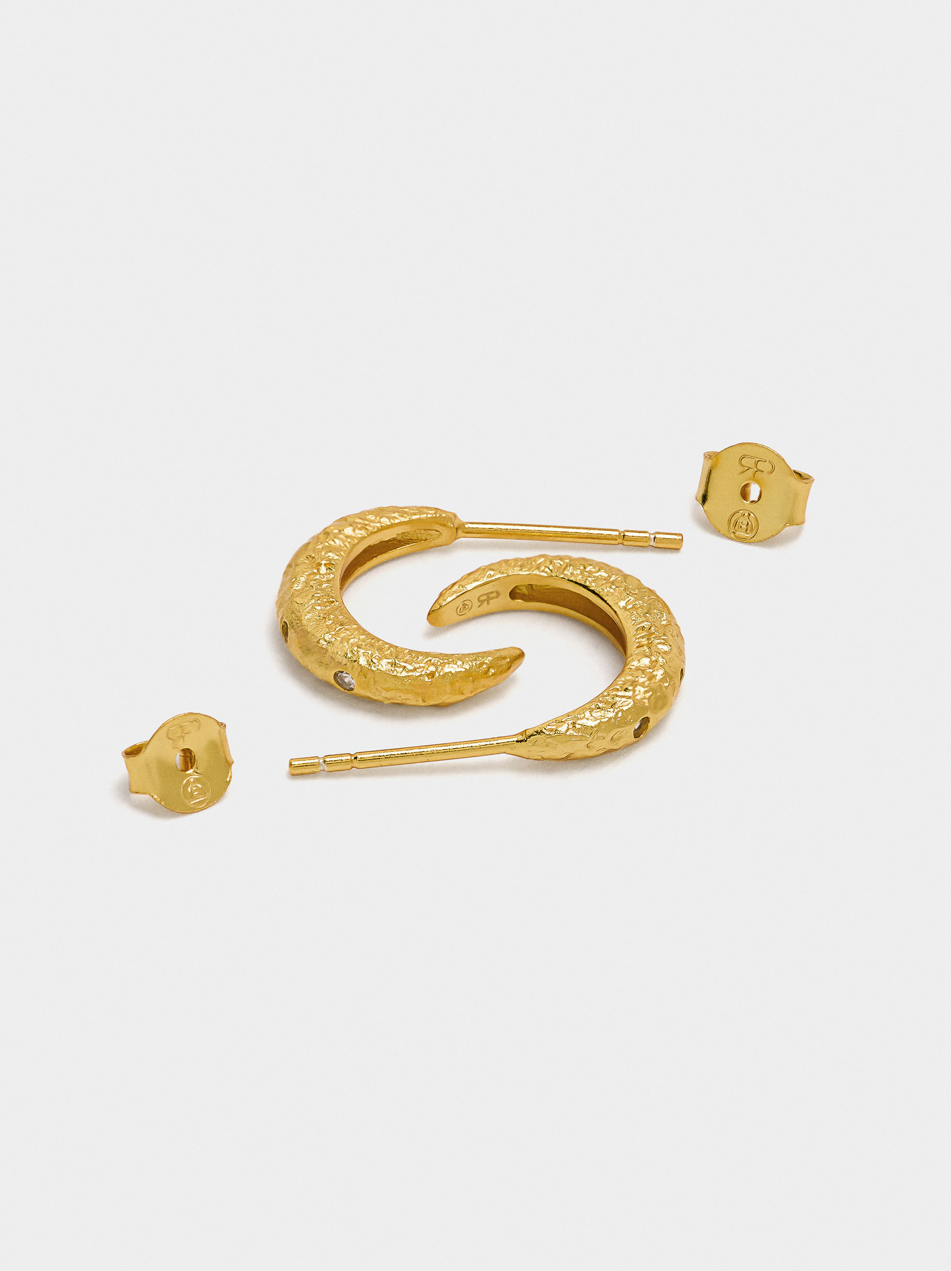 Zirconia Earrings - 925 Sterling Silver