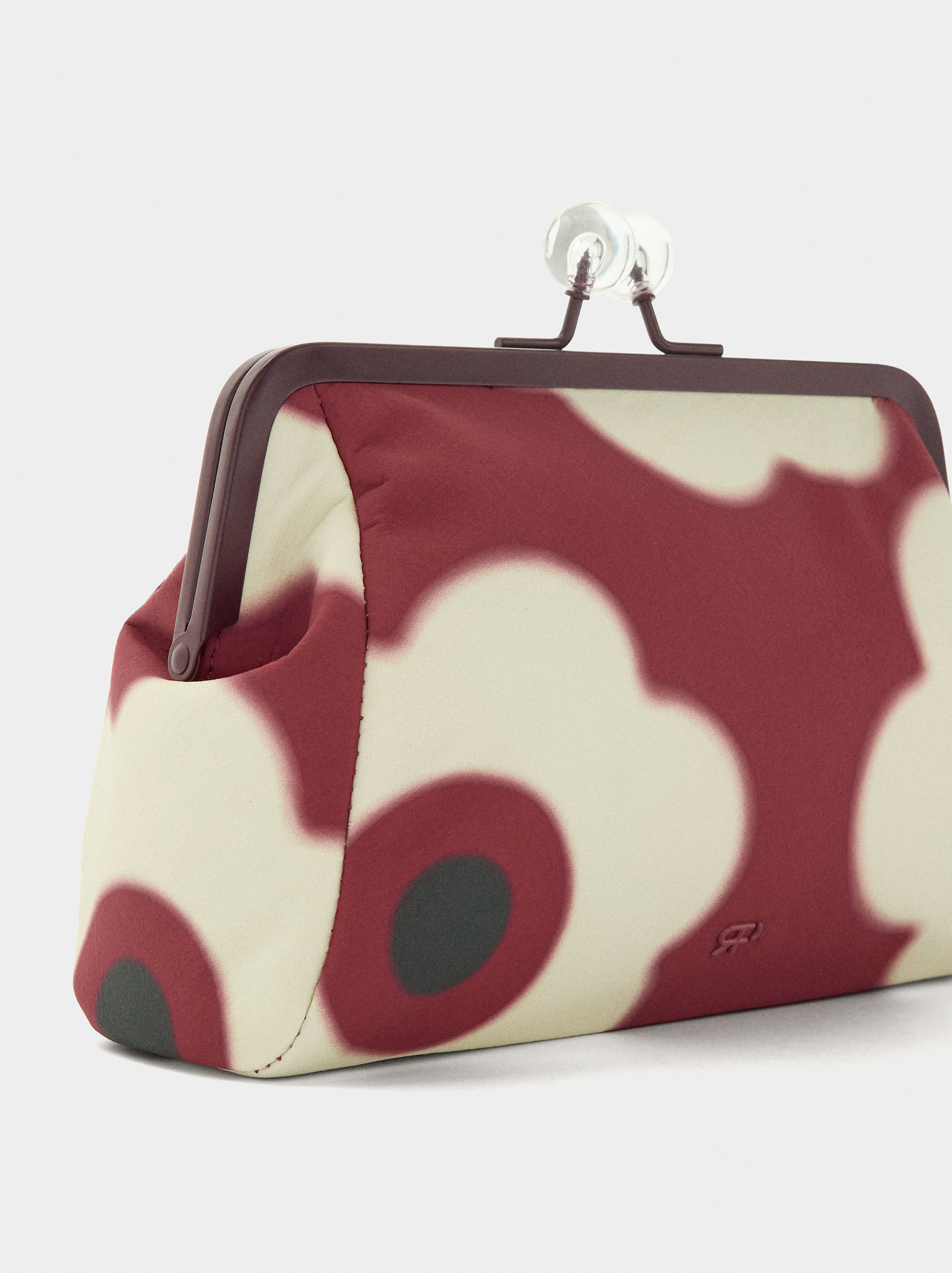 Floral Print Cosmetic Bag