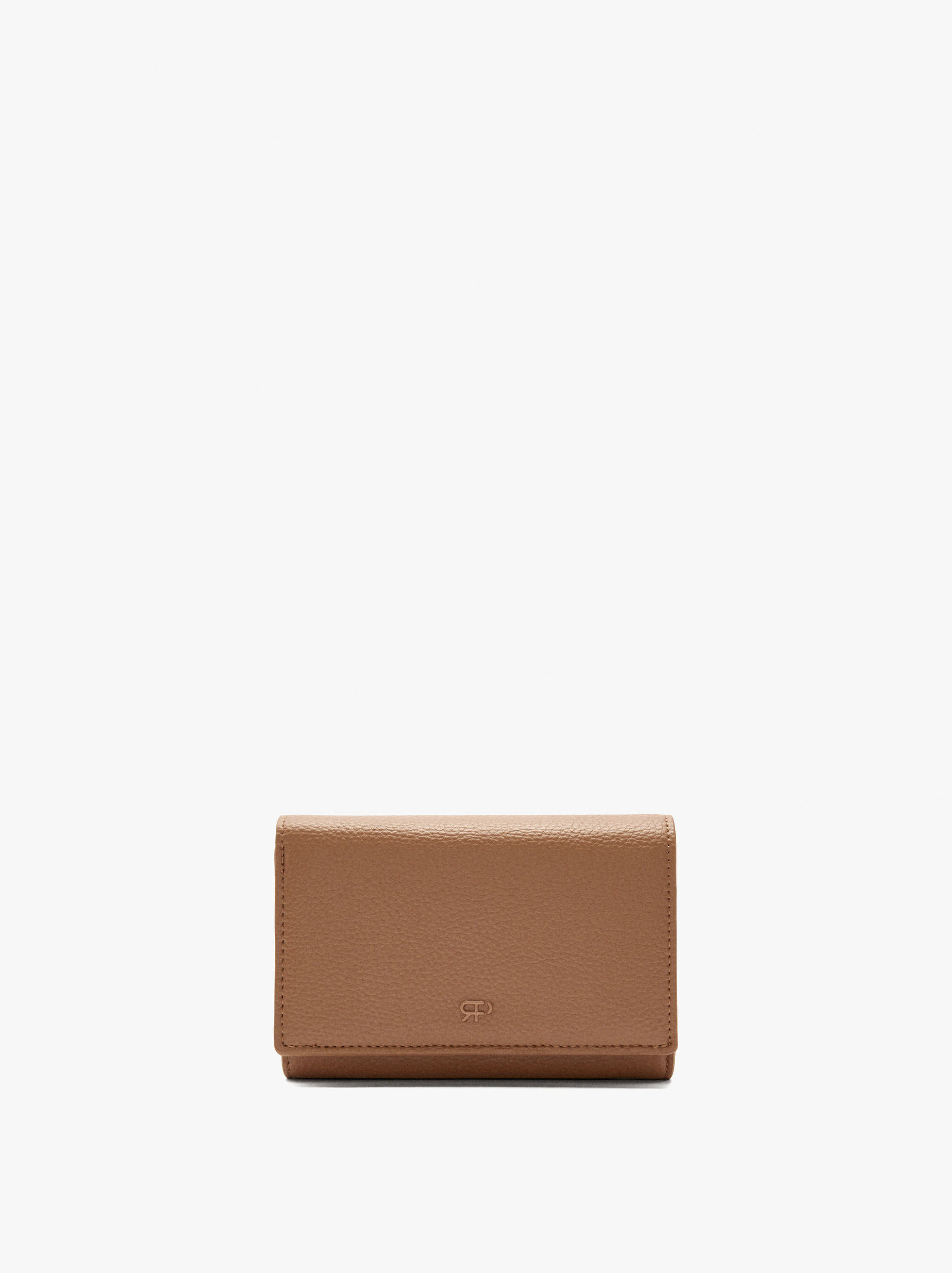 Textured Coin Purse with Flap