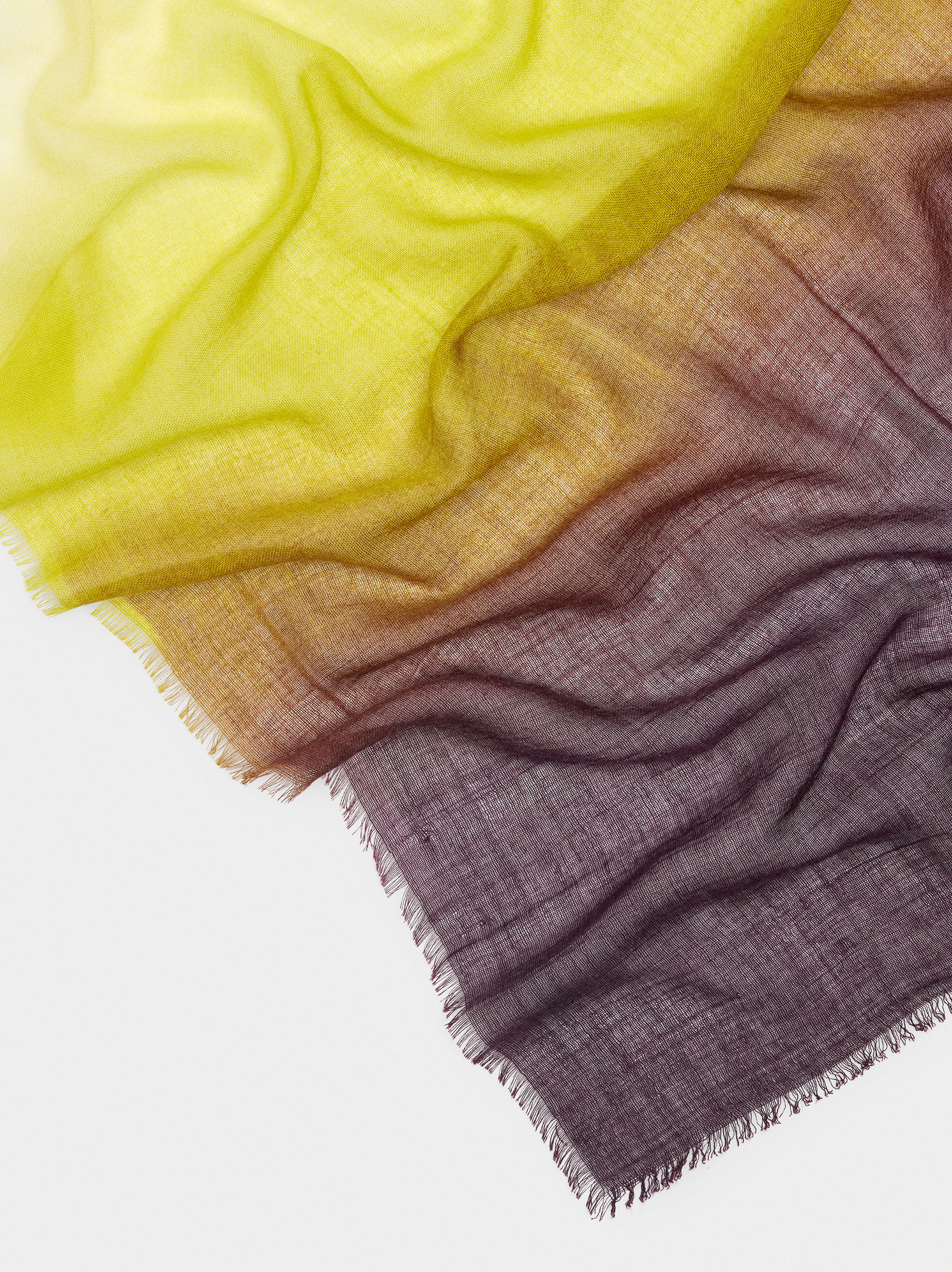 Gradient printed scarf