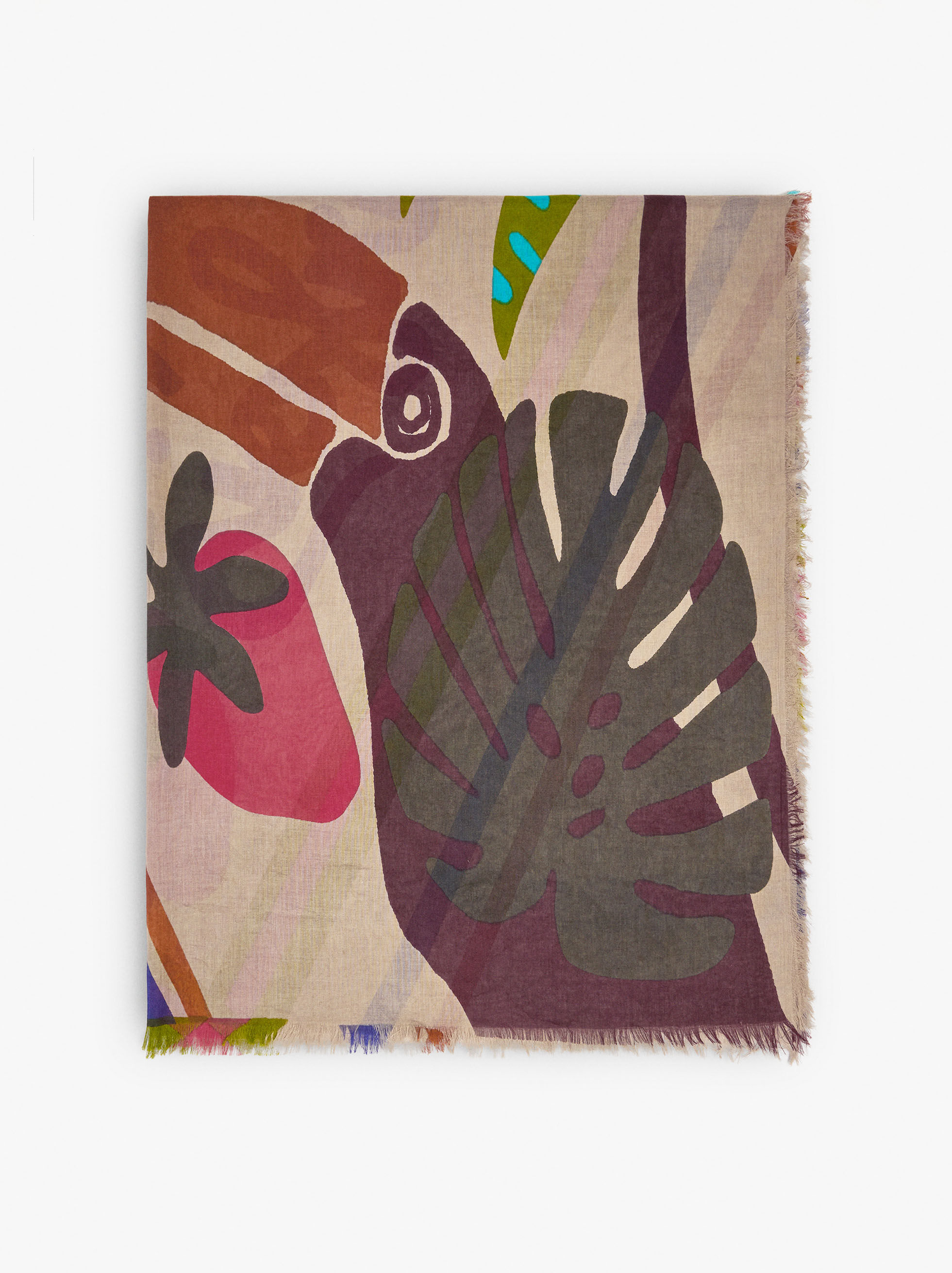 Printed 100% Cotton Scarf