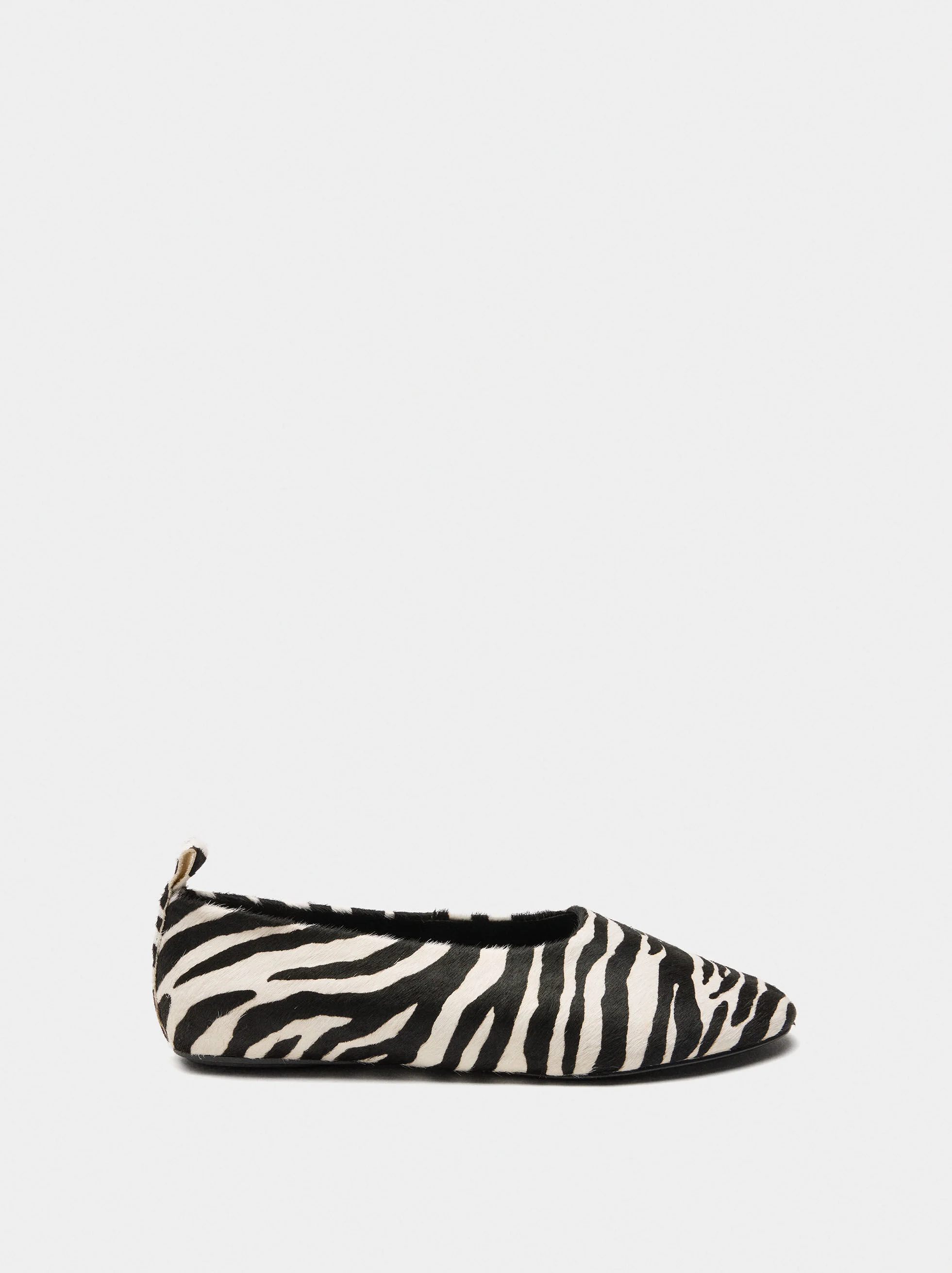 Animal Print Leather Slippers