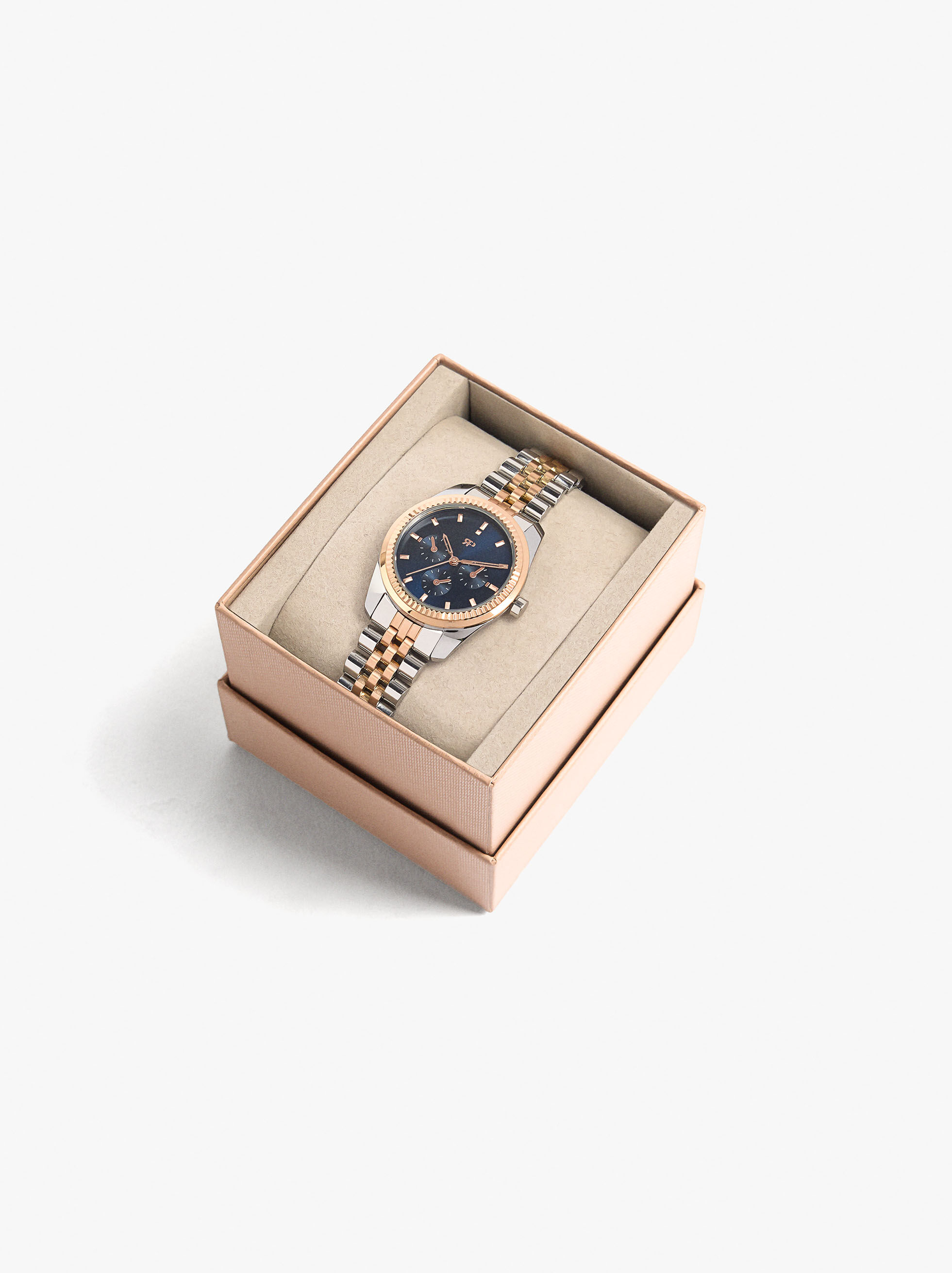 Bicolor watch stainless steel bracelet