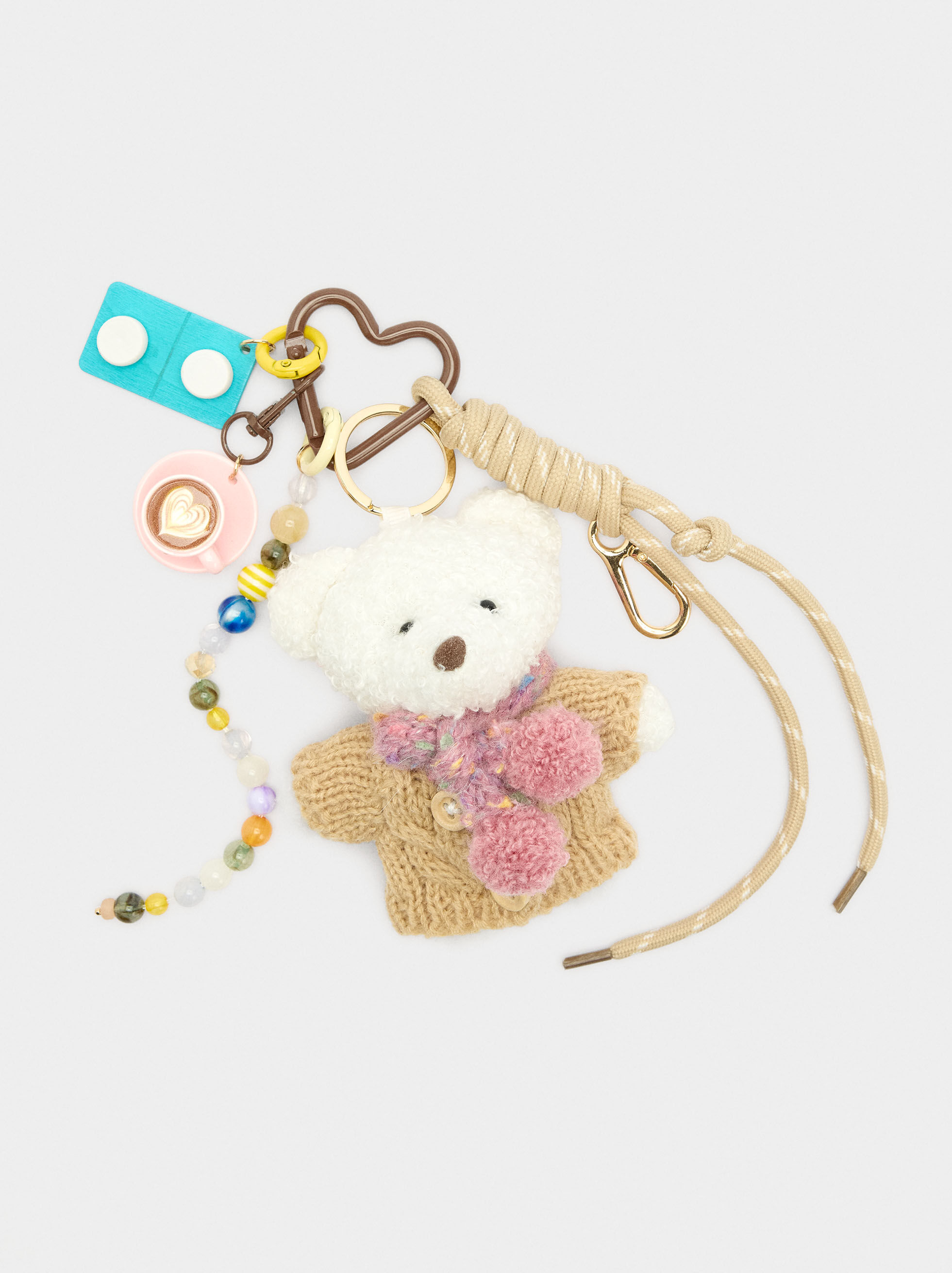 Keychain charm CONSTIPATION - The Bear Collection