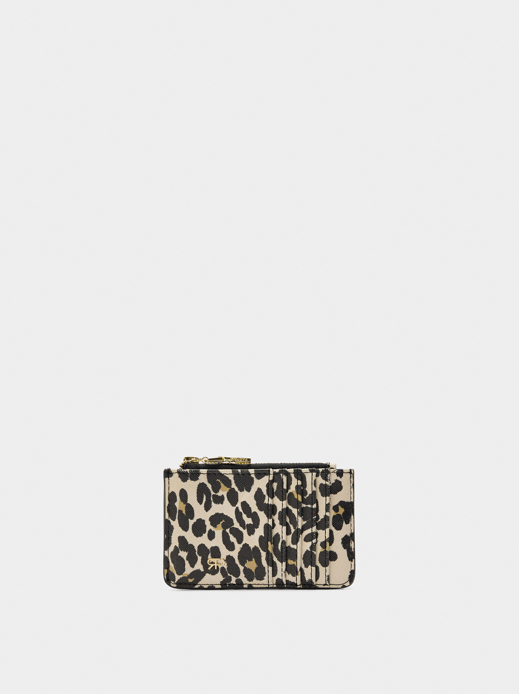 Animal-print cardholder