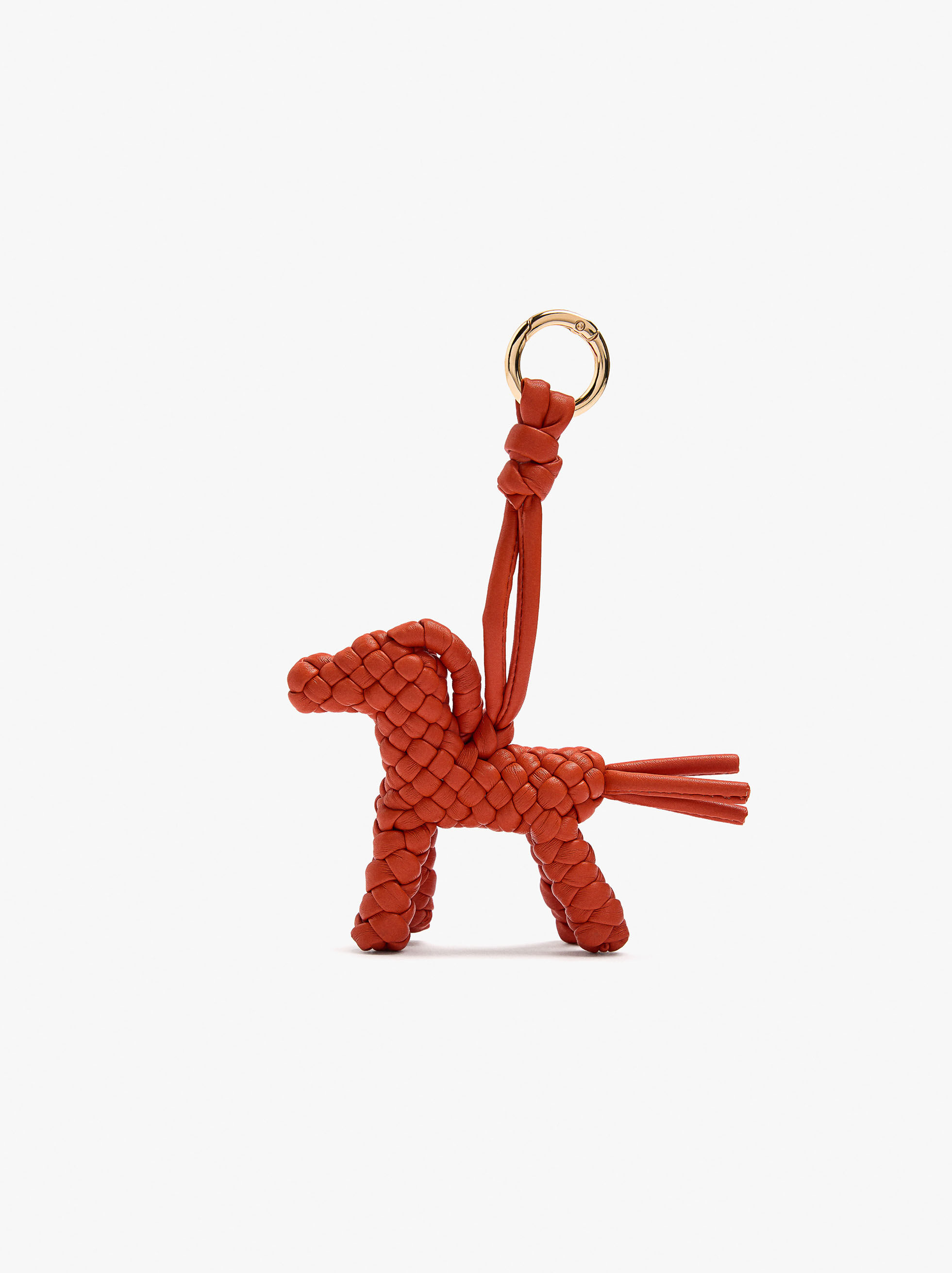 Horse charm keychain