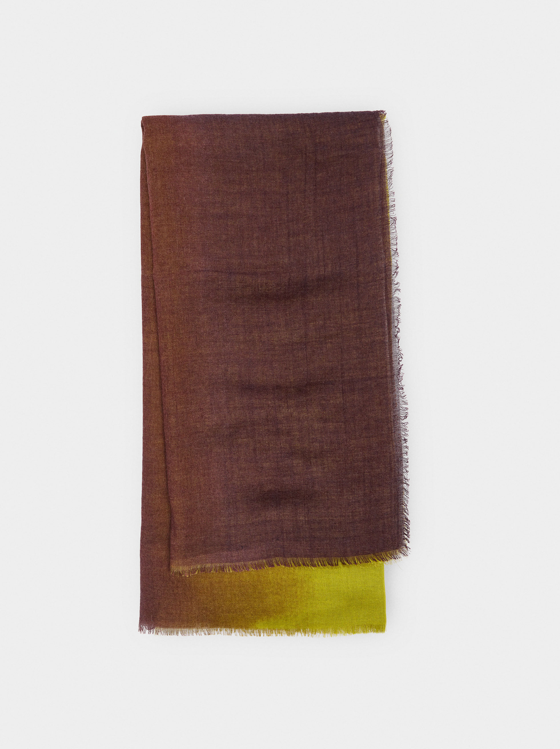 Gradient printed scarf