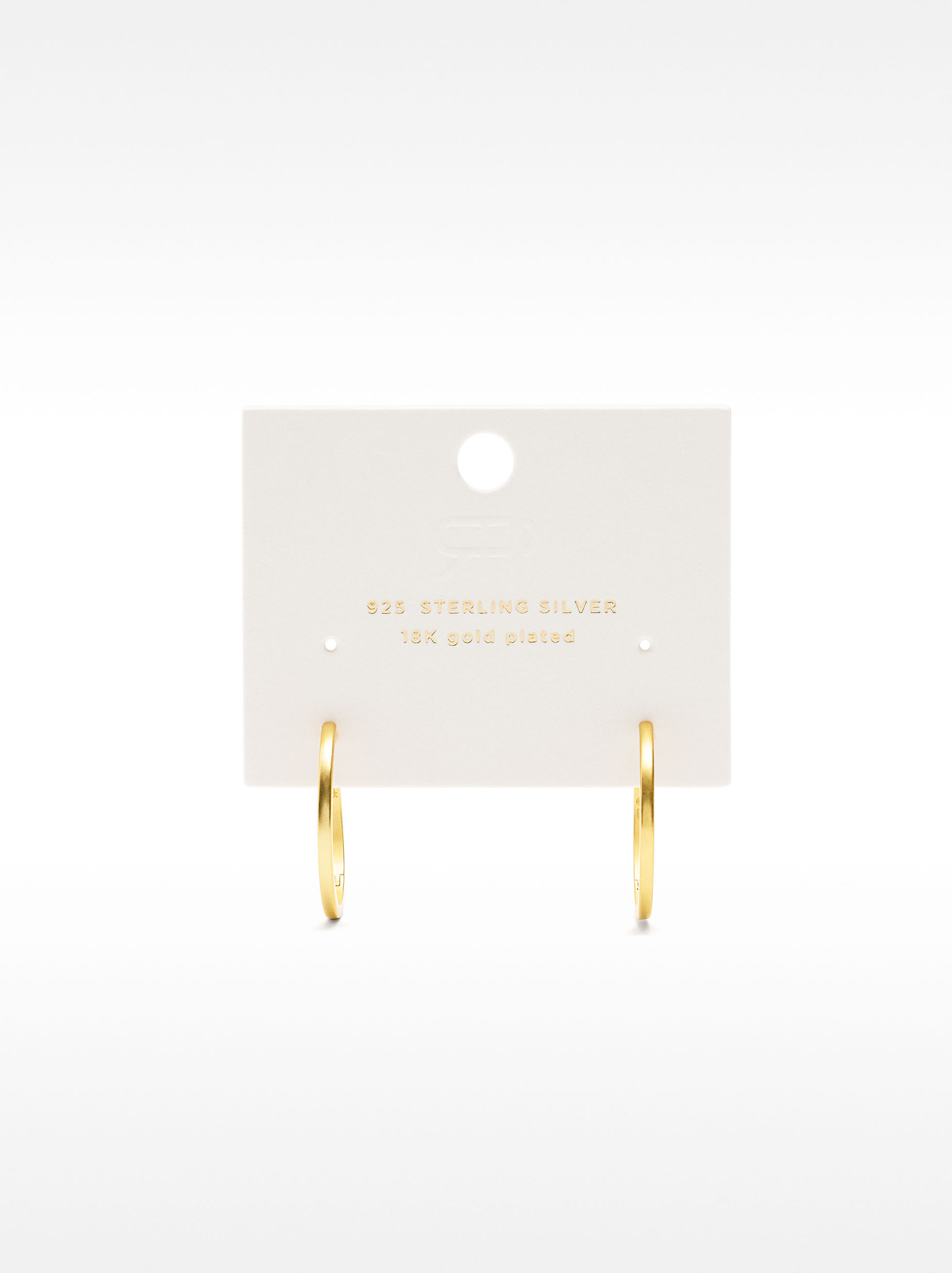 Medium Hoops - 925 Sterling Silver