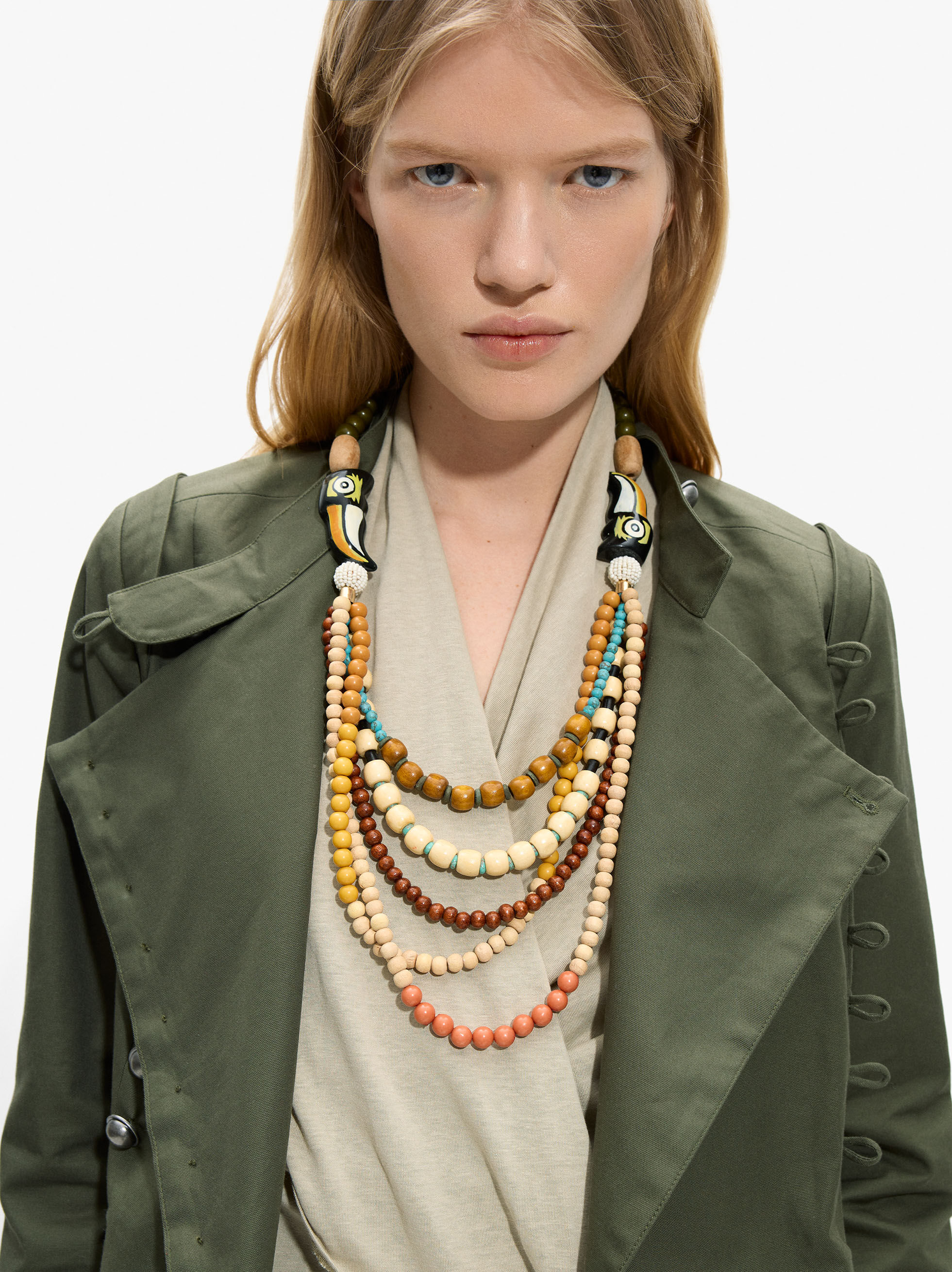 Wood Bead Necklace