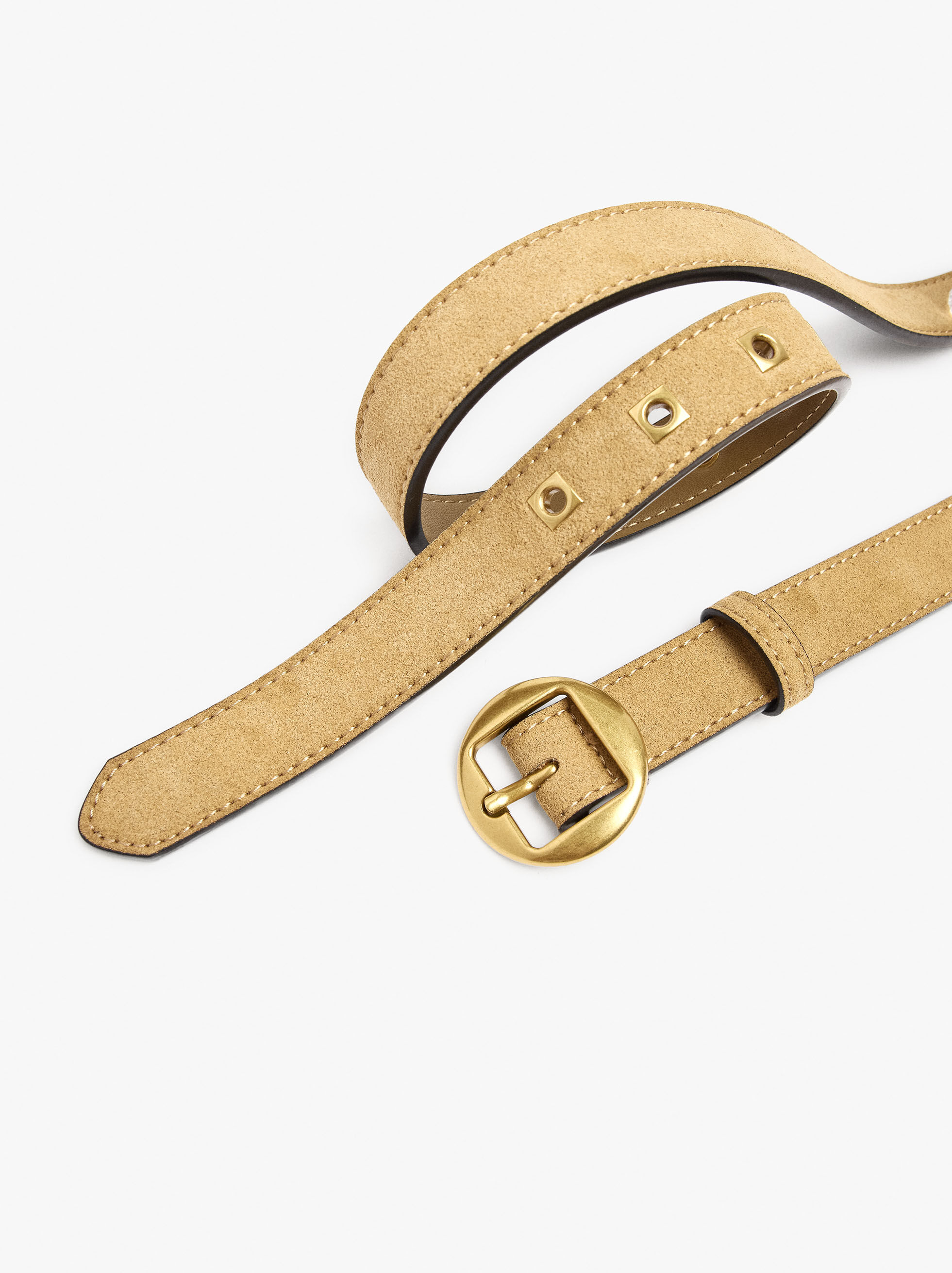 Round Buckle Belt