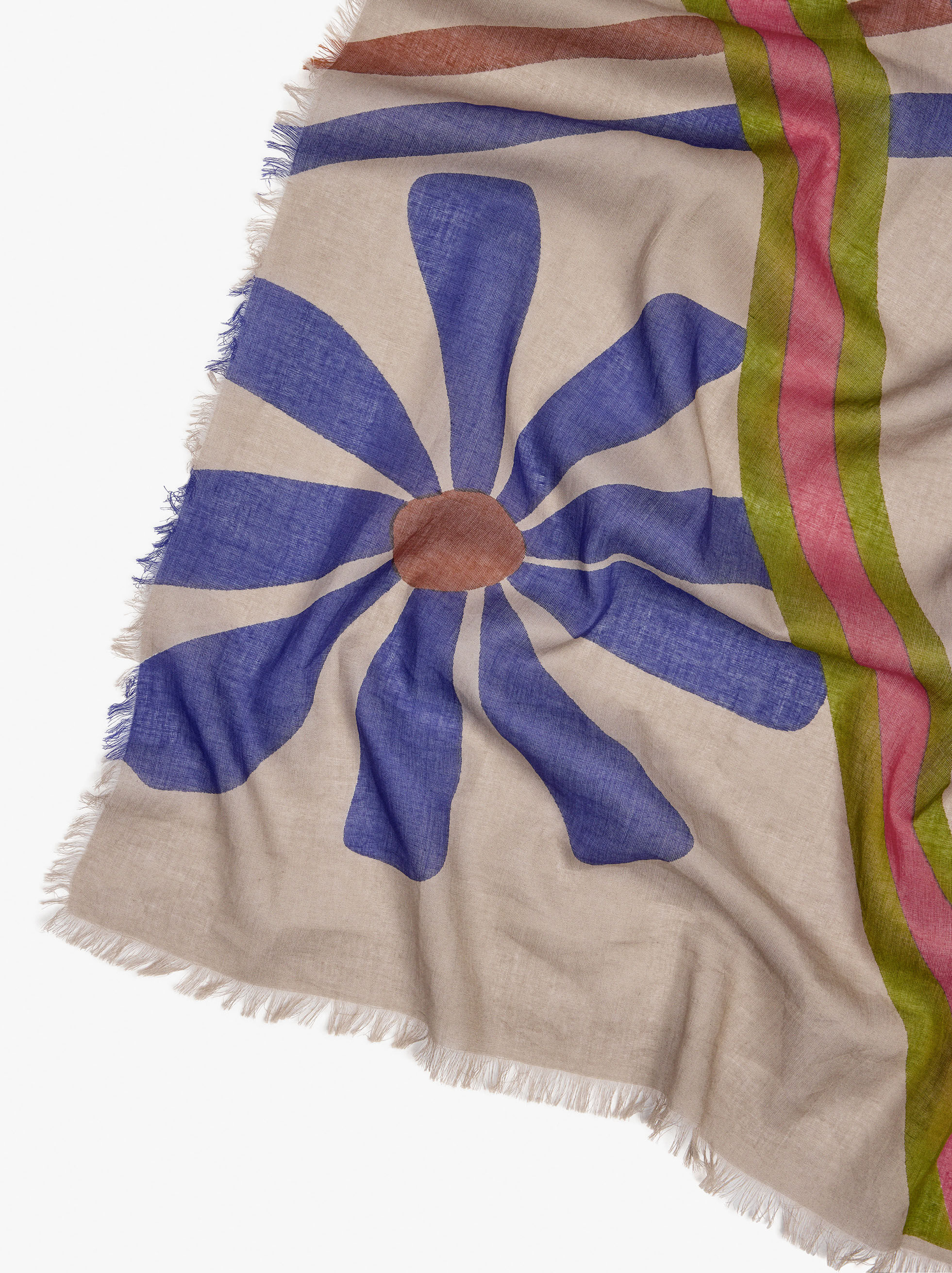 Printed 100% Cotton Scarf