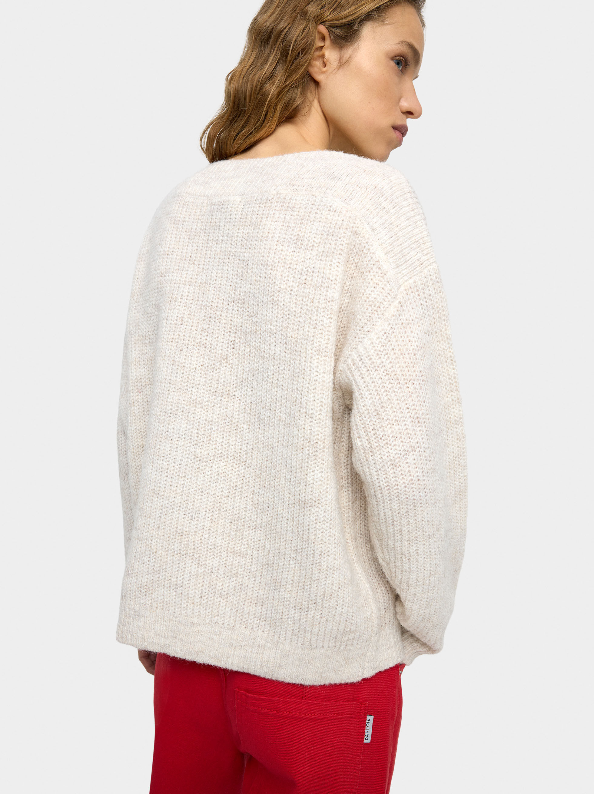 Plain knit top