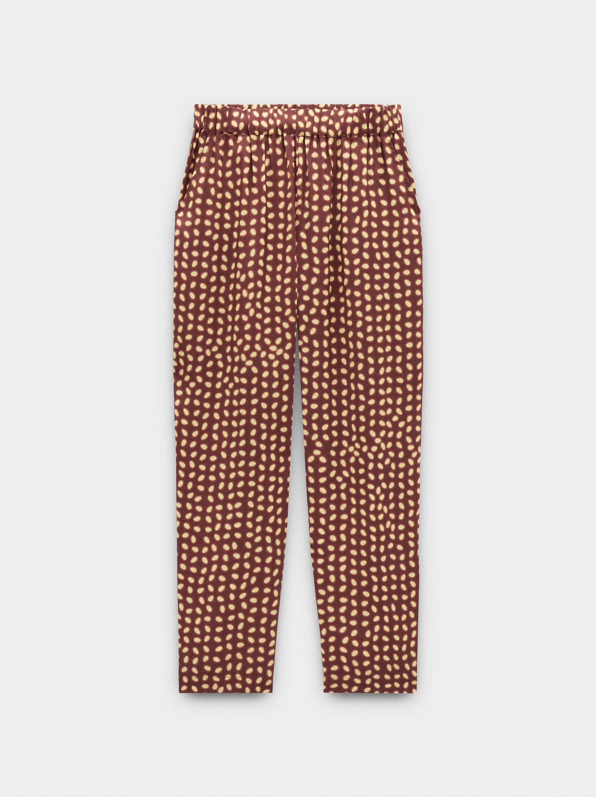 Printed flowy pants