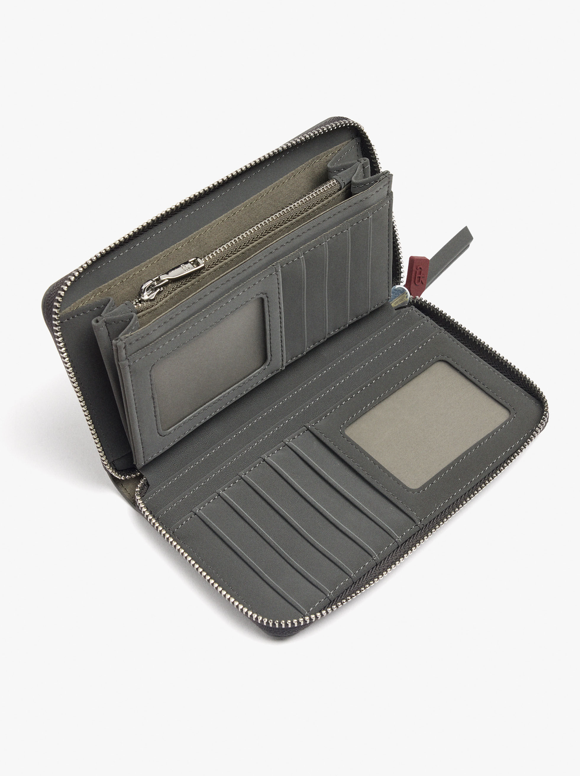 Soft Texture Coin Pouch with Zipper Closure