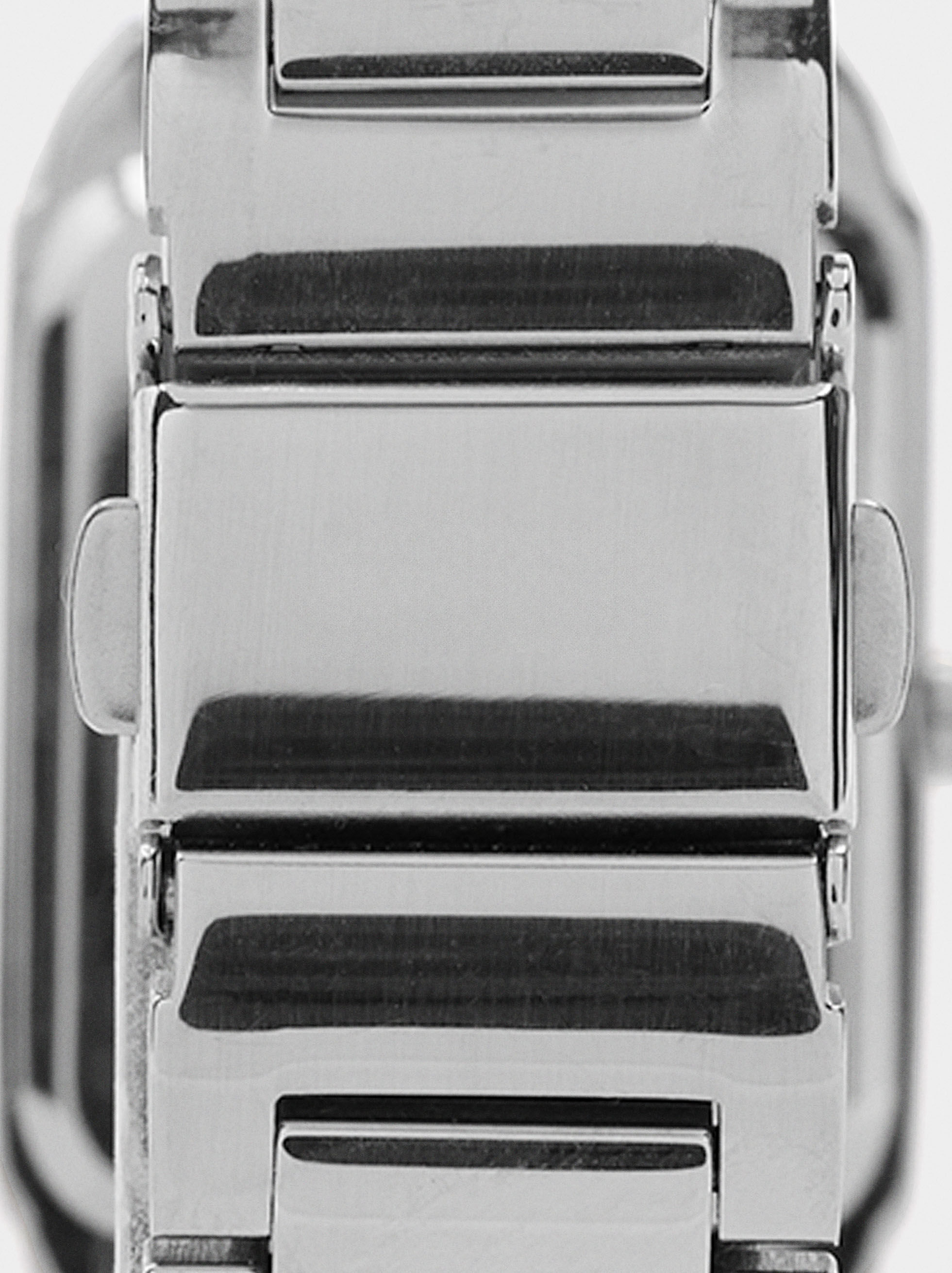 Rectangular watch stainless steel bracelet