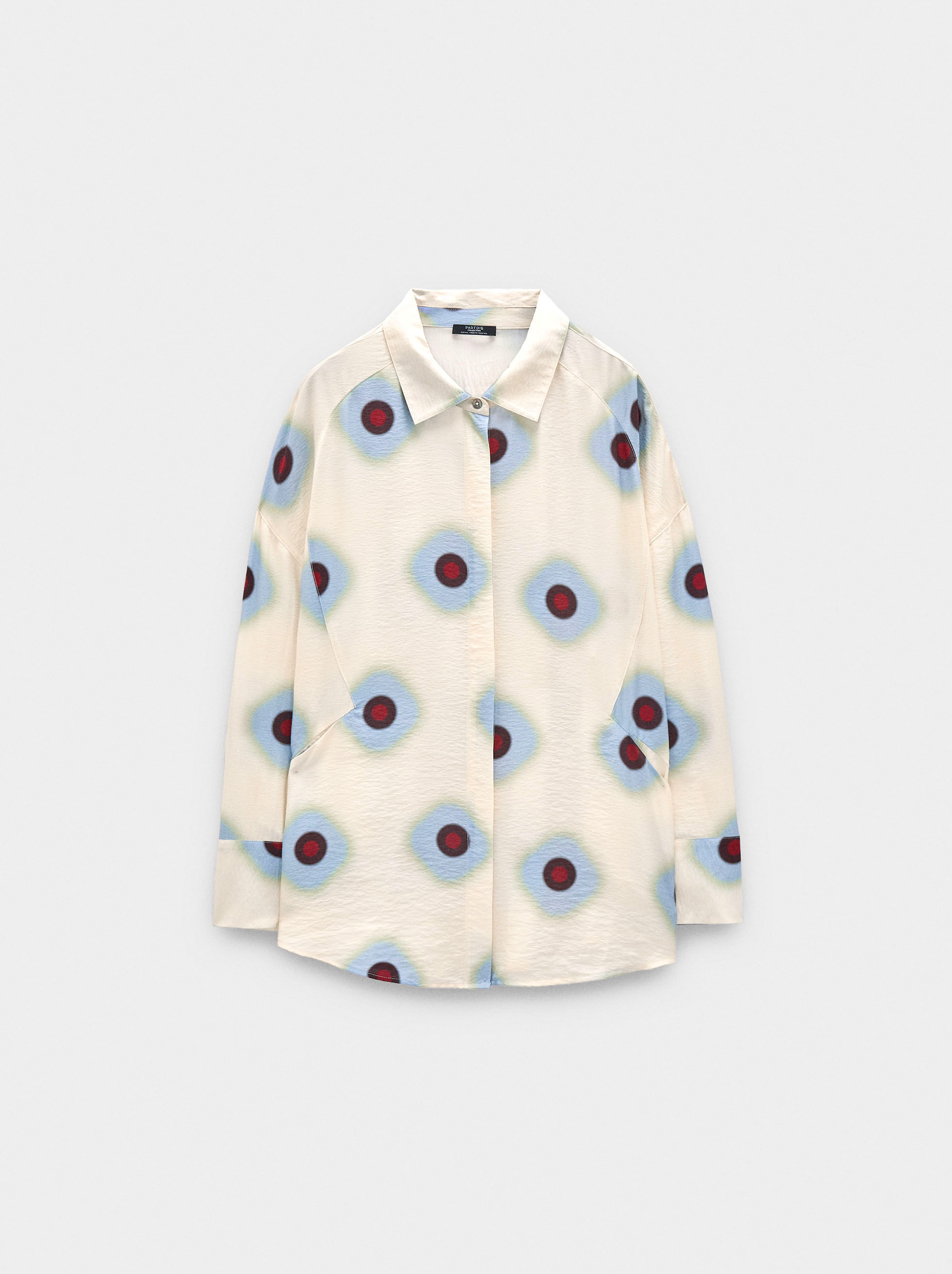 Circle-print shirt
