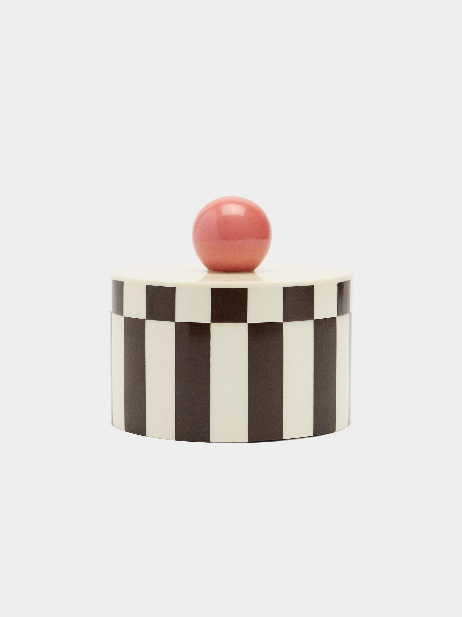 Striped sphere jewelry box